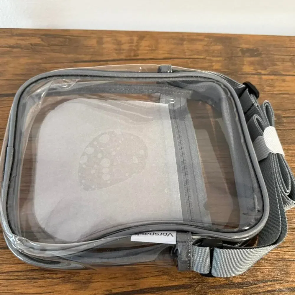 New vorspack clear crossbody bag